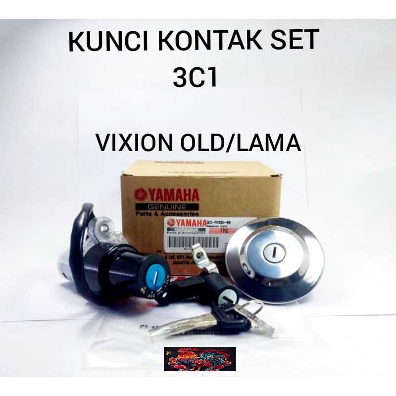 Jual KUNCI KONTAK VIXION OLD LAMA 3C1 YAMAHA YGP KONTAK ASSY TUTUP ...