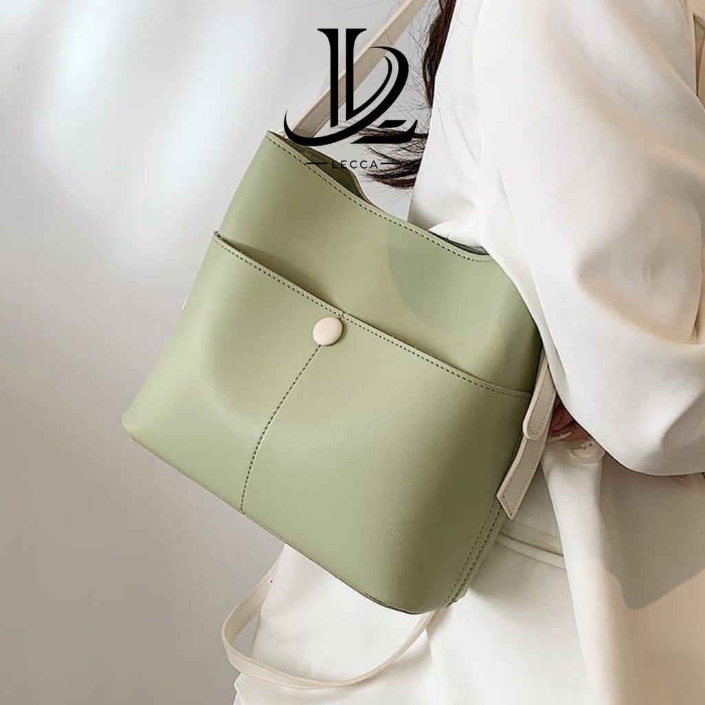 Shoulder Bags❇Cahaya mewah jenama beg tangan tas kulit wanita fesyen satu  bahu besar