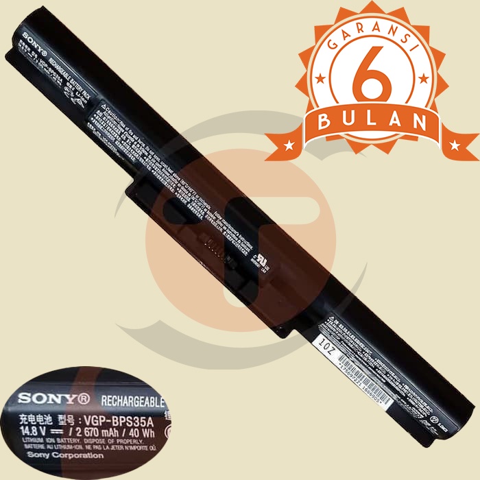 Batteria 2600mAh per Sony Vaio Fit VGP-BPS35 VGP