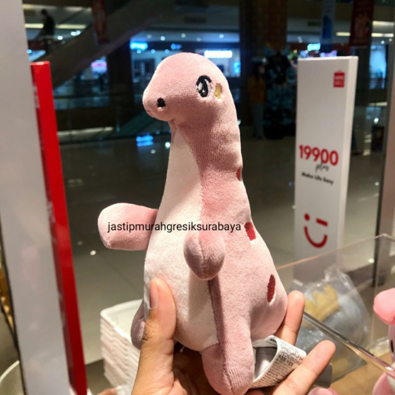 dino dinosaurio rosa miniso