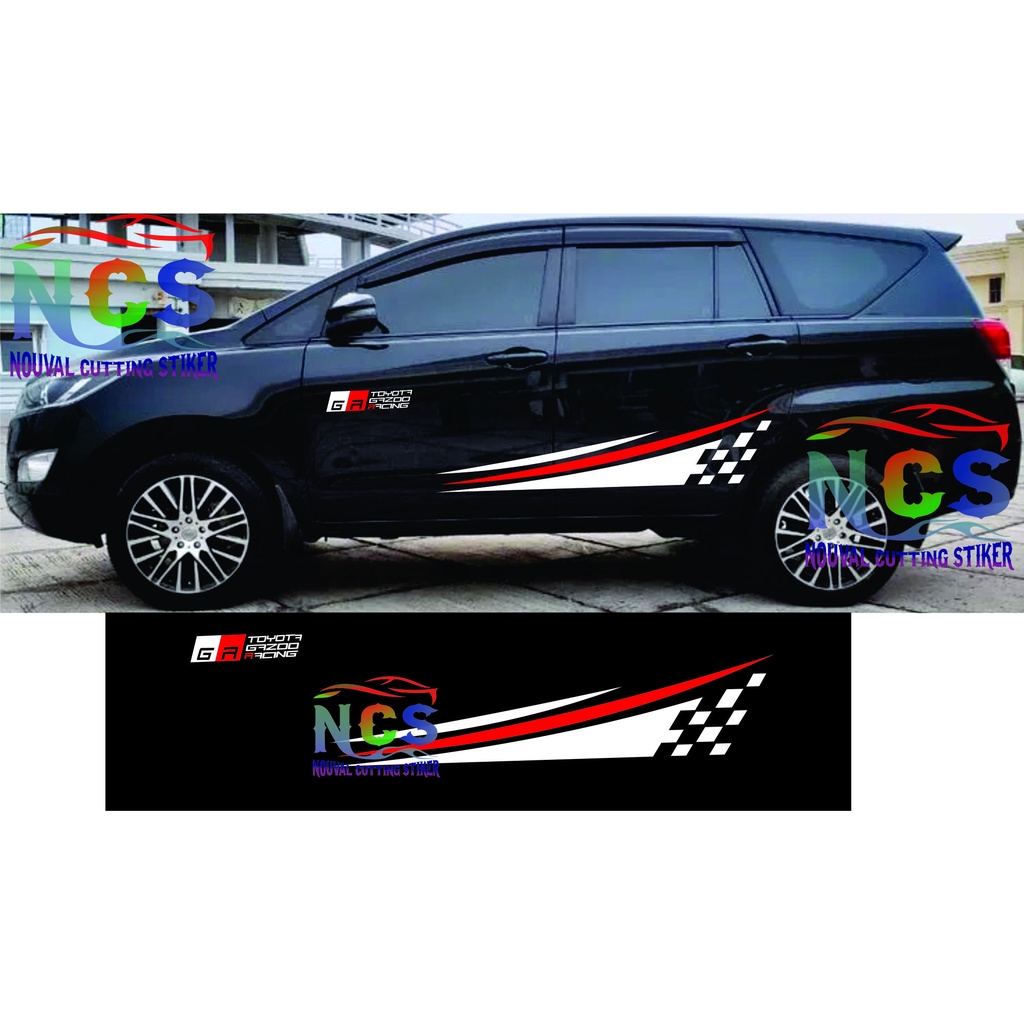 Jual NEW ! STICKER STIKER MOBIL INNOVA CUTTING STIKER LIST MOBIL TOYOTA ...