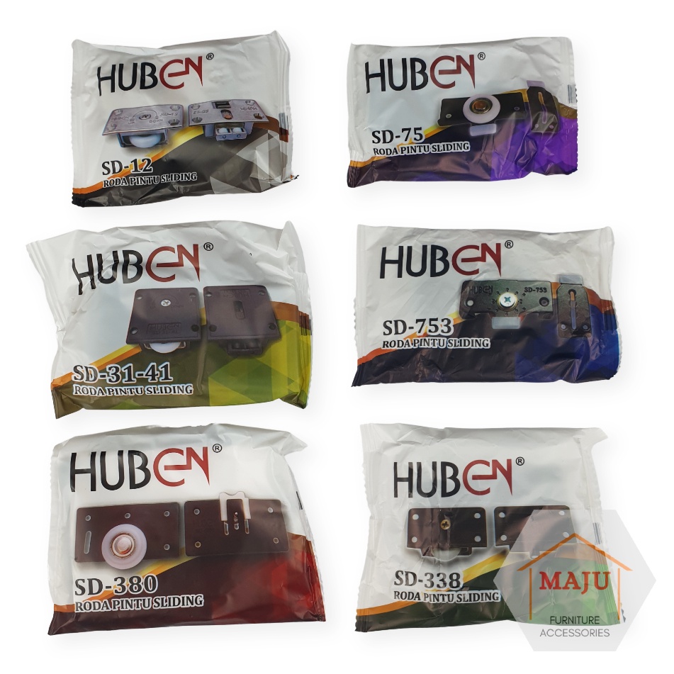 Jual Huben Roda Pintu Lemari Sliding SD-12 SD-3141 SD-338 SD-380 SD-75 ...