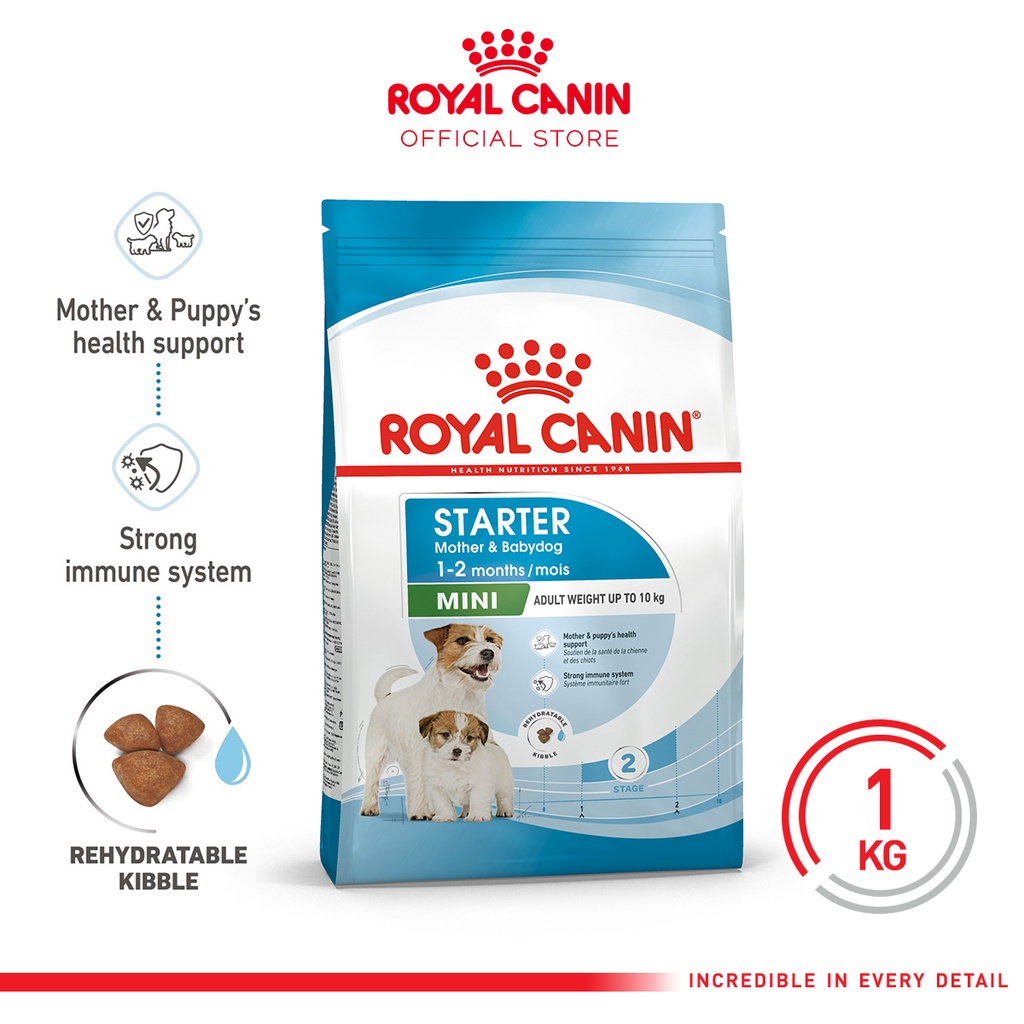 Royal canin starter mini 1 cheap kg