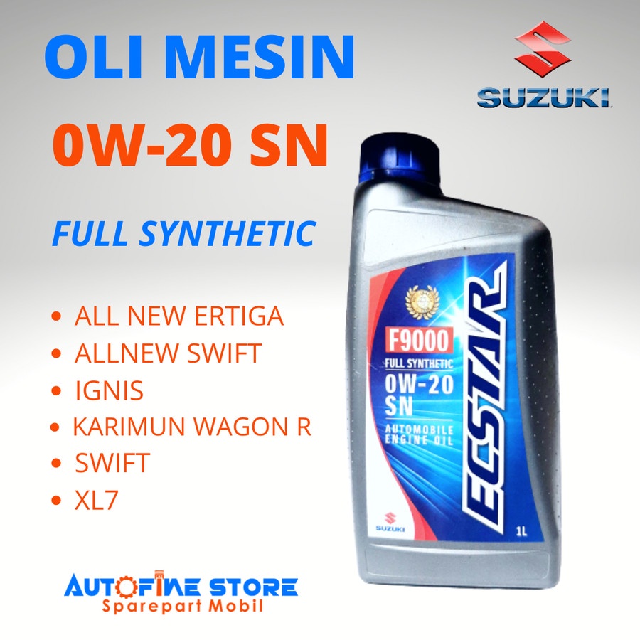 Jual OLI SGO ECSTAR 0W/20SN ORISINIL SUZUKI LITER | Shopee Indonesia