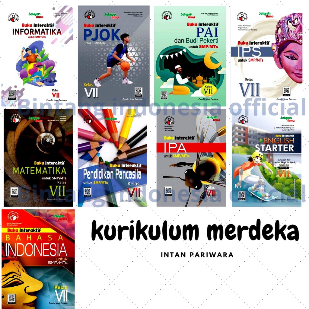 Jual Intan Pariwara Buku Smp Kurikulum Merdeka Kelas 7 Shopee Indonesia