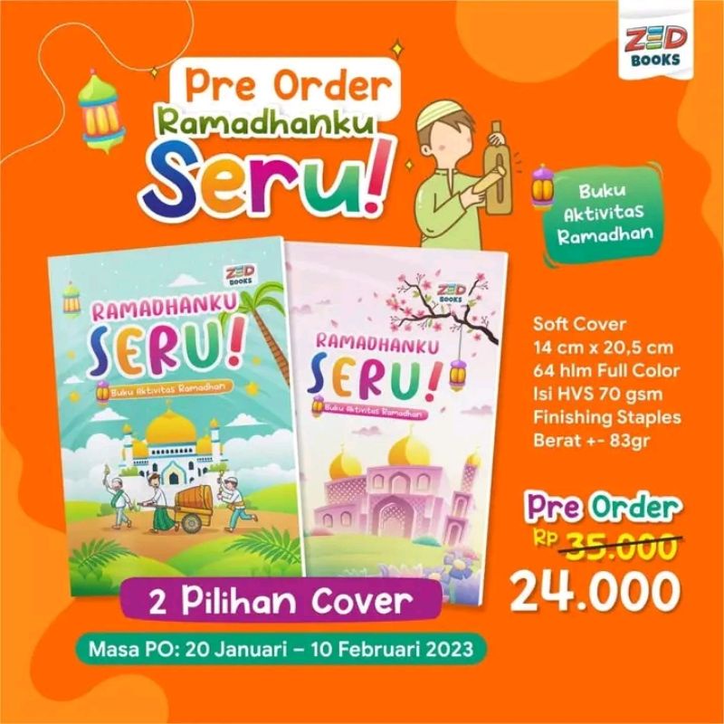 Jual Buku Anak Ramadhanku Seri Buku Aktivitas Ramadhan | Shopee Indonesia