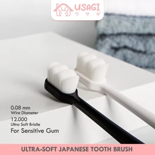 Usagi Official - Super Soft Toothbrush Sikat gigi High Density Nano Soft Bristle Tech Lembut Ultra Soft Halus Jepang untuk Sensitive Tooth