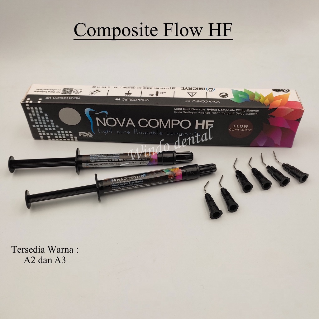 Jual DENTAL COMPOSITE FLOW / FLOWABLE COMPOSITE NANOHYBRID NANO HYBRID