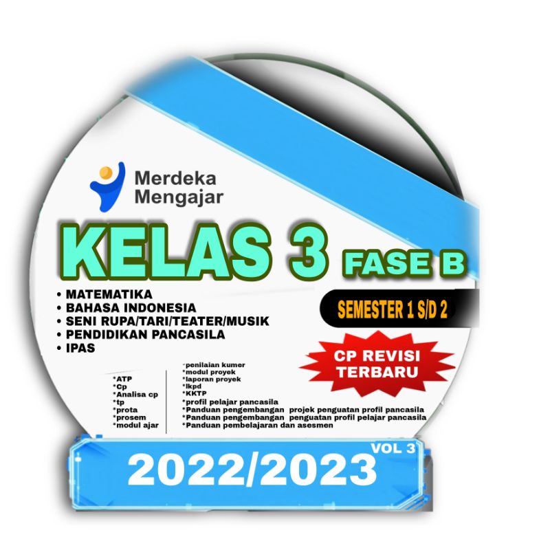 Jual PERANGKAT AJAR KELAS 3 SD FASE B KURIKULUM MERDEKA BELAJAR | Modul ...