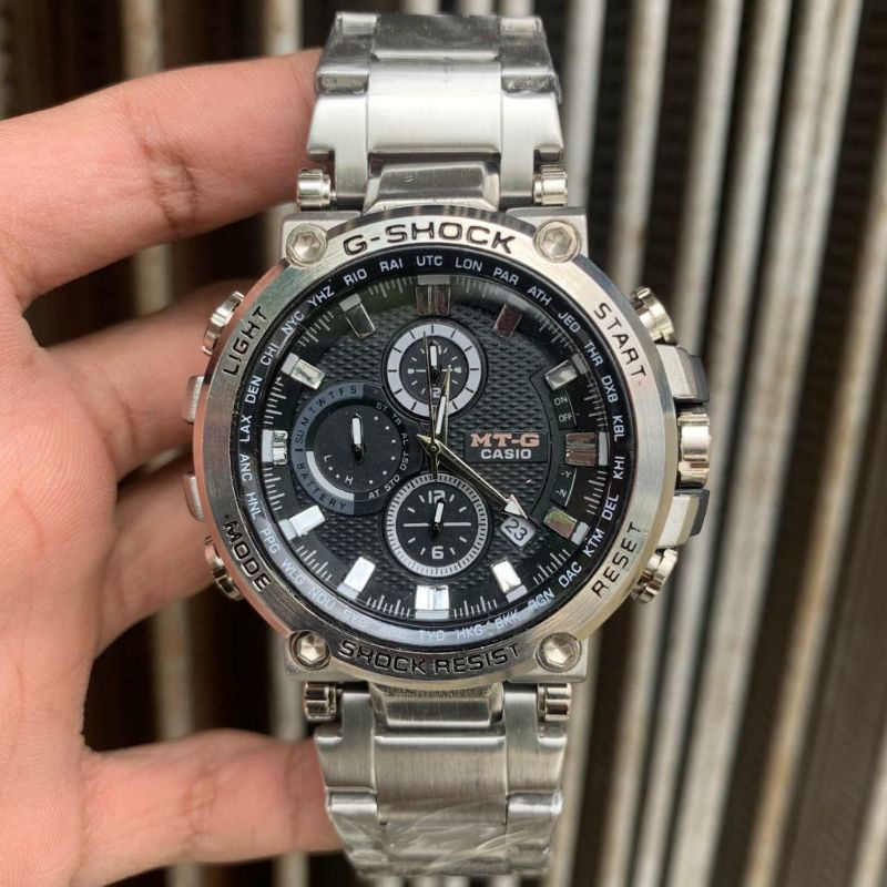 Stainless Steel Jam Tangan G Shock Mtg GM-2110D-2B G-SHOCK G-STEEL