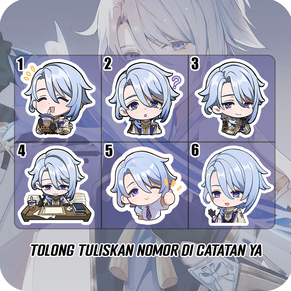 Jual Stiker Glossy Ayato Genshin Impact, Sticker Untuk HP Laptop Helm ...