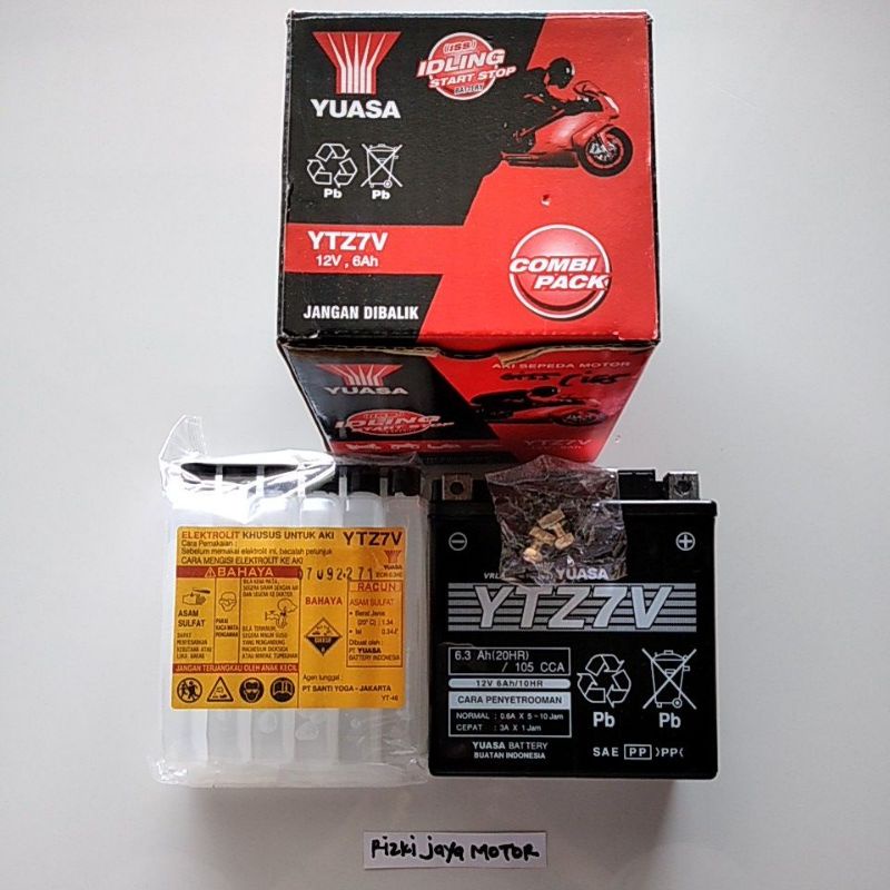 Jual Aki nmax yuasa 12v 6Ah YTZ7V | Shopee Indonesia