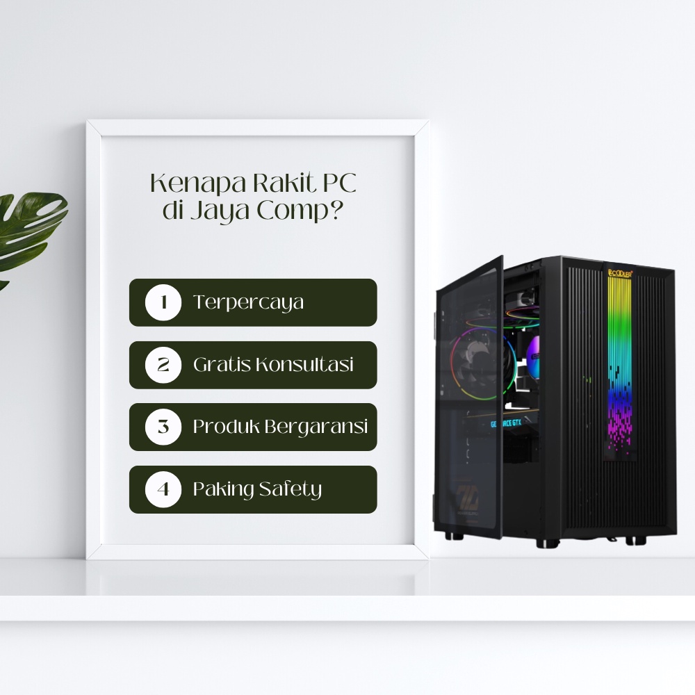 Jual 1 Set PC Rakitan Fullset Office i5 3470 Ram 8GB SSD HDD Monitor 19 ...