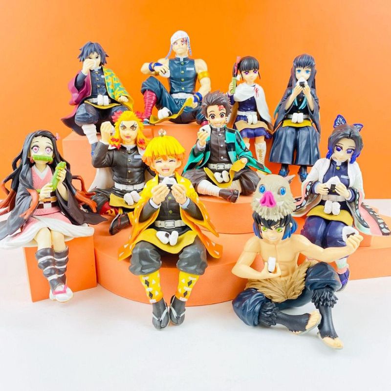 Jual Action Figure Demon Slayer Kimetsu No Yaiba Eat Rice Balls ver ...