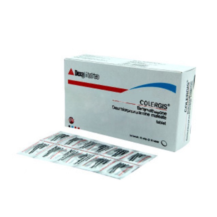 Jual COLERGIS 10 MG 1 STRIP 10 TABLET / BETAMETHASONE / ALERGI ...