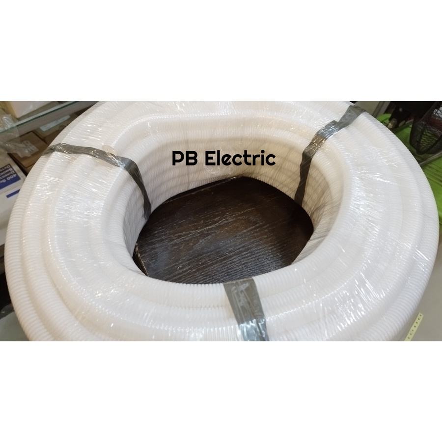 Jual Flexibel Conduit PVC 13 mm / Fleksibel Conduit PVC Polos 13 mm (2 ...