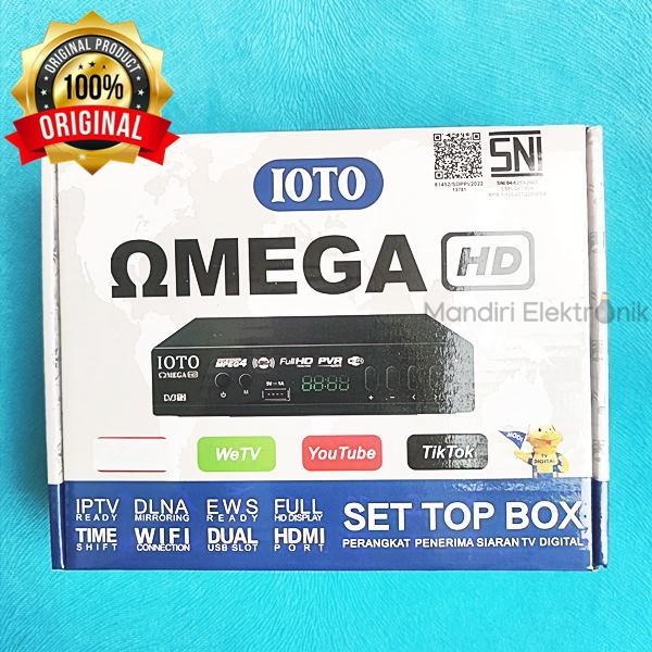 Jual Set Top Box (STB) TV Digital DVB T-2 STB IOTO OMEGA - 4 MB STB ...