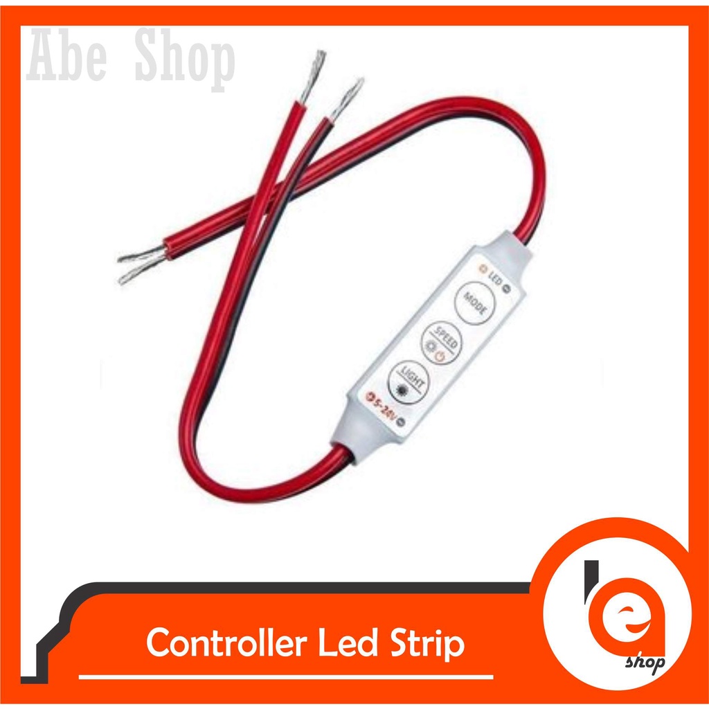 Jual Kontroler Led DC 5V-24V LED Dimmer Controller pengatur lampu LED 2 ...