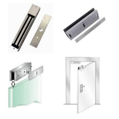 Jual Absensi U Bracket For Electric Magnetic Lock On Glass Door Kaca ...