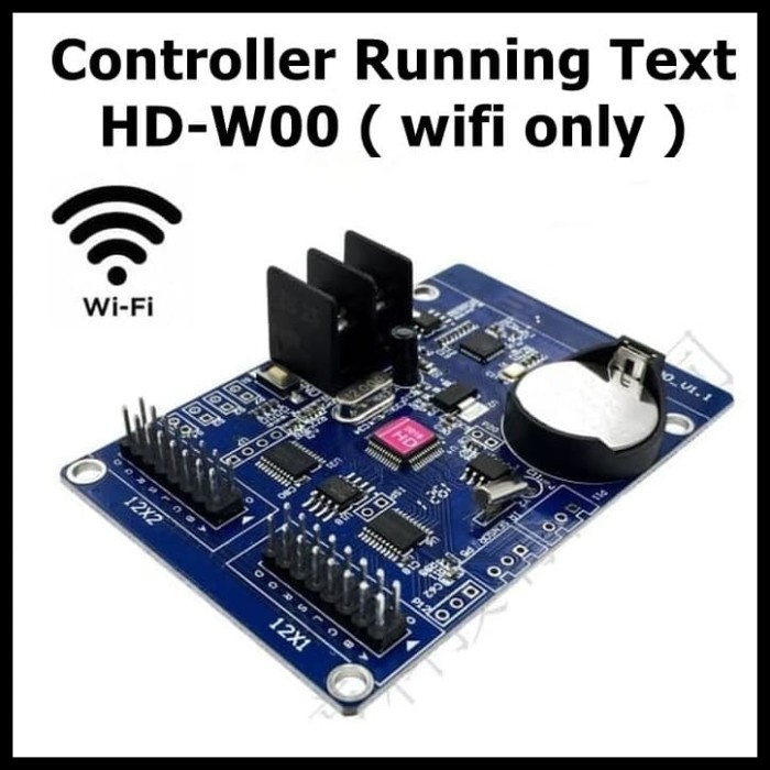 Jual Controller Running Text HD-W00 wifi only | Shopee Indonesia