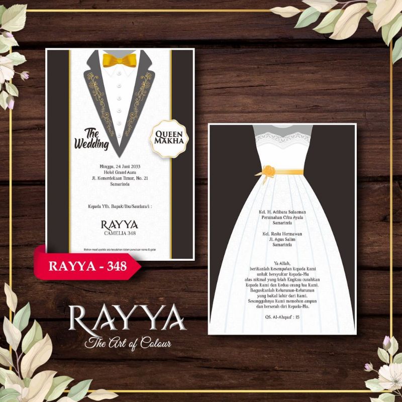 Jual UNDANGAN RAYYA CAMELIA 348 -353 | Shopee Indonesia