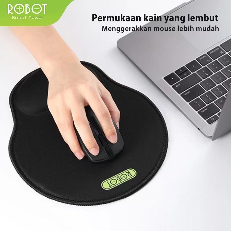 Jual Mousepad ROBOT RP02 Ergonomic Wrist Rest Laptop PC - BLACK ...