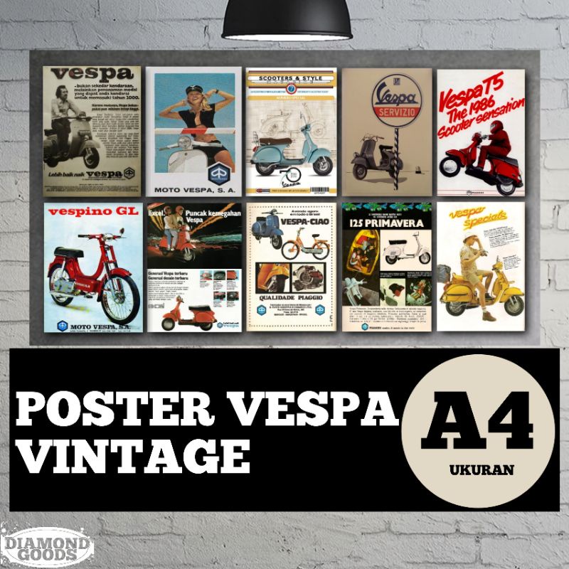 Jual Poster Vintage Paket 24pcs A4 Poster Aesthetic Poster Dinding -  Vintage 3 - Kota Bandung - Infinityproject58