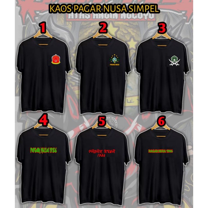 Jual Kaos Pagar Nusa Simpel Terbaru Kaos Pagar Nusa Distro Pencak