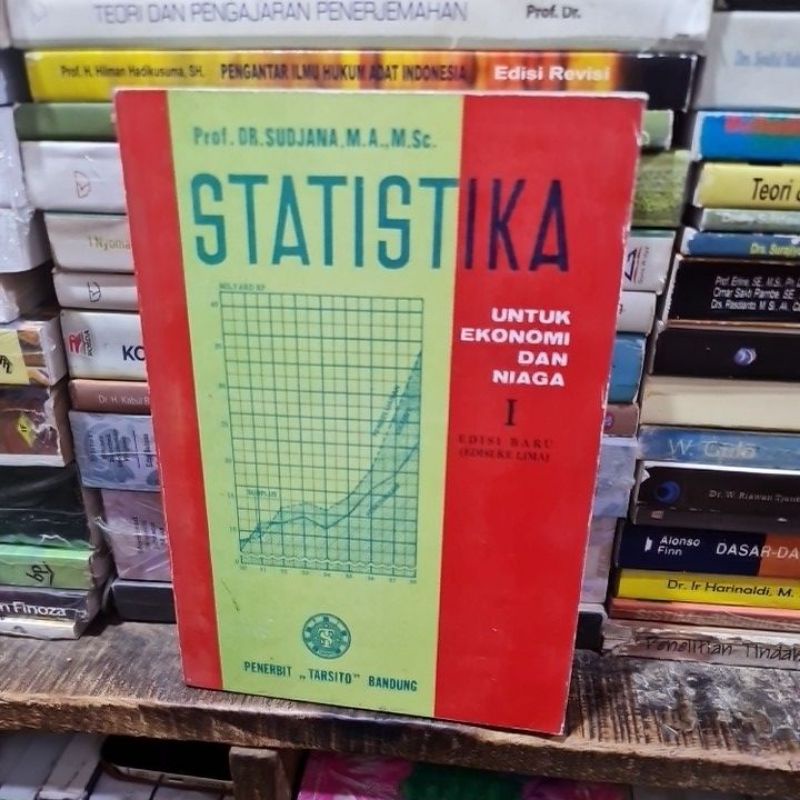 Jual Statistika Untuk Ekonomi Dan Niaga 1 Edisi 5 By Sudjana | Shopee ...