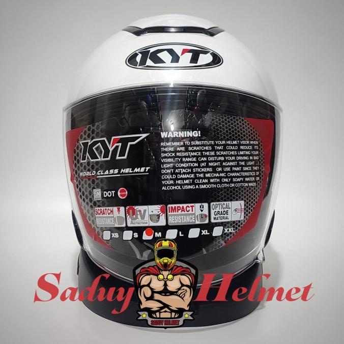 Jual Kyt Kyoto Solid White Putih Original Helm Half Face Kyt Kyoto Shopee Indonesia