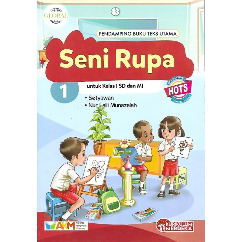 Jual BUKU PELAJARAN SEKOLAH GLOBAL SENI RUPA UNTUK KELAS 1 SD/MI KSP ...