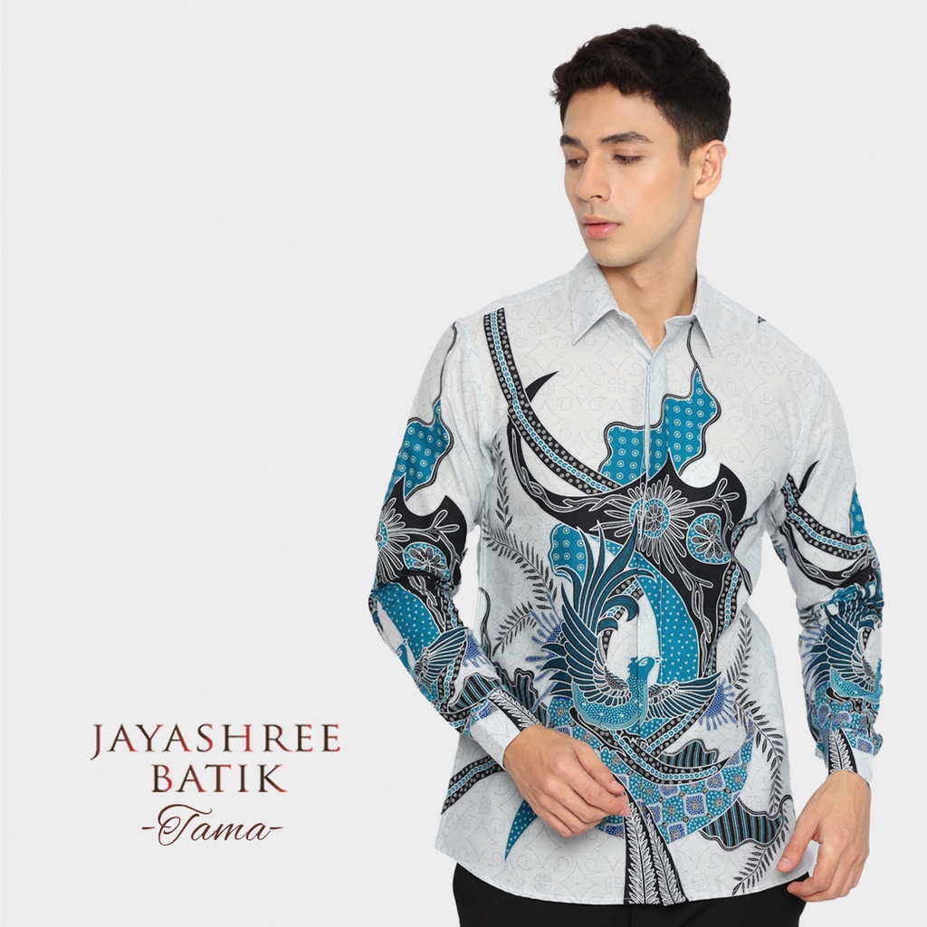 Jual Jayashree Batik Slimfit Tama Blue Kemeja Batik Pria Lengan Panjang ...