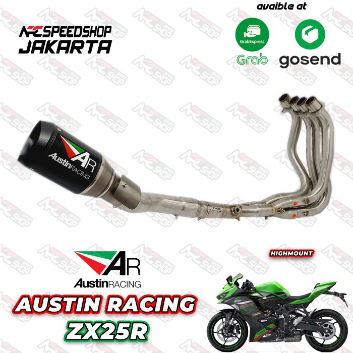 Jual Austin Racing + Header Kawasaki Zx25R Zx 25 R Zx 25R 60Mm # ...
