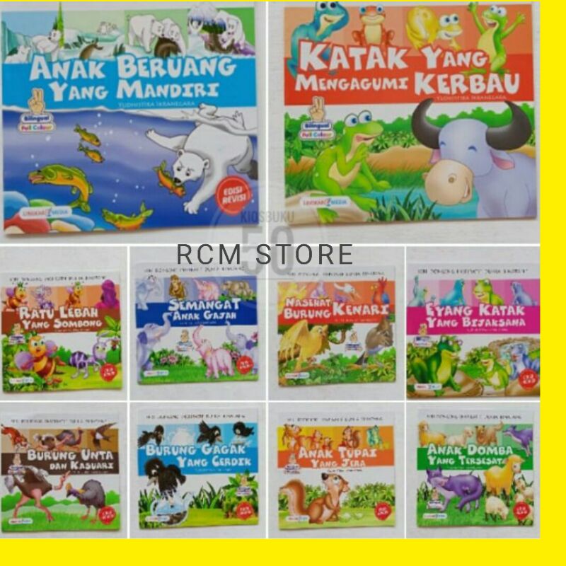 Jual BUKU CERITA ANAK PAUD/TK SERI BINATANG | Shopee Indonesia