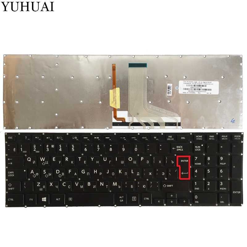 Clavier Rétroéclairé Français Pour Toshiba Satellite P50-A / P50t-A – Neuf D'Origine – AZERTY