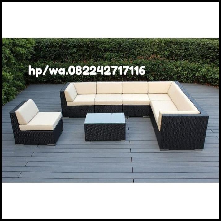 Jual Kursi Sofa Rotan Minimalis Outdoor Shopee Indonesia