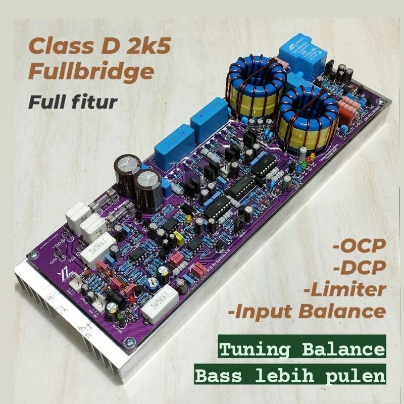 Jual Class D 2K5 Fullbridge Dobel Feedback Limiter Full fitur D2k5
