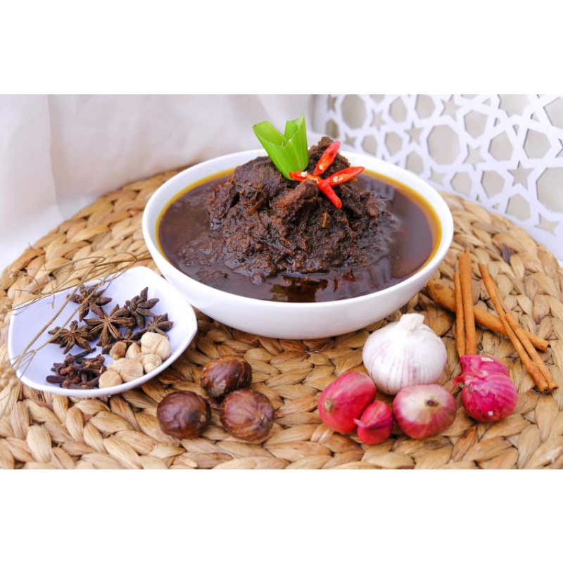 Jual Rendang Daging Asli Bukittingi Rendang Daging Khas Padang 500gr