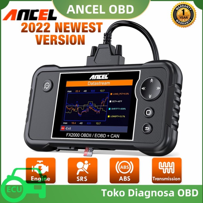 Jual Ancel FX2000 4 Sistem OBD2 Scanner Mobil Untuk Toyota/Honda/VW ...