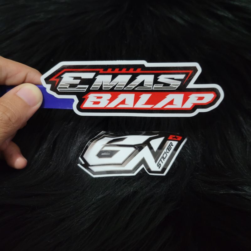 Jual sticker kata2 viral Emas Balap | Shopee Indonesia