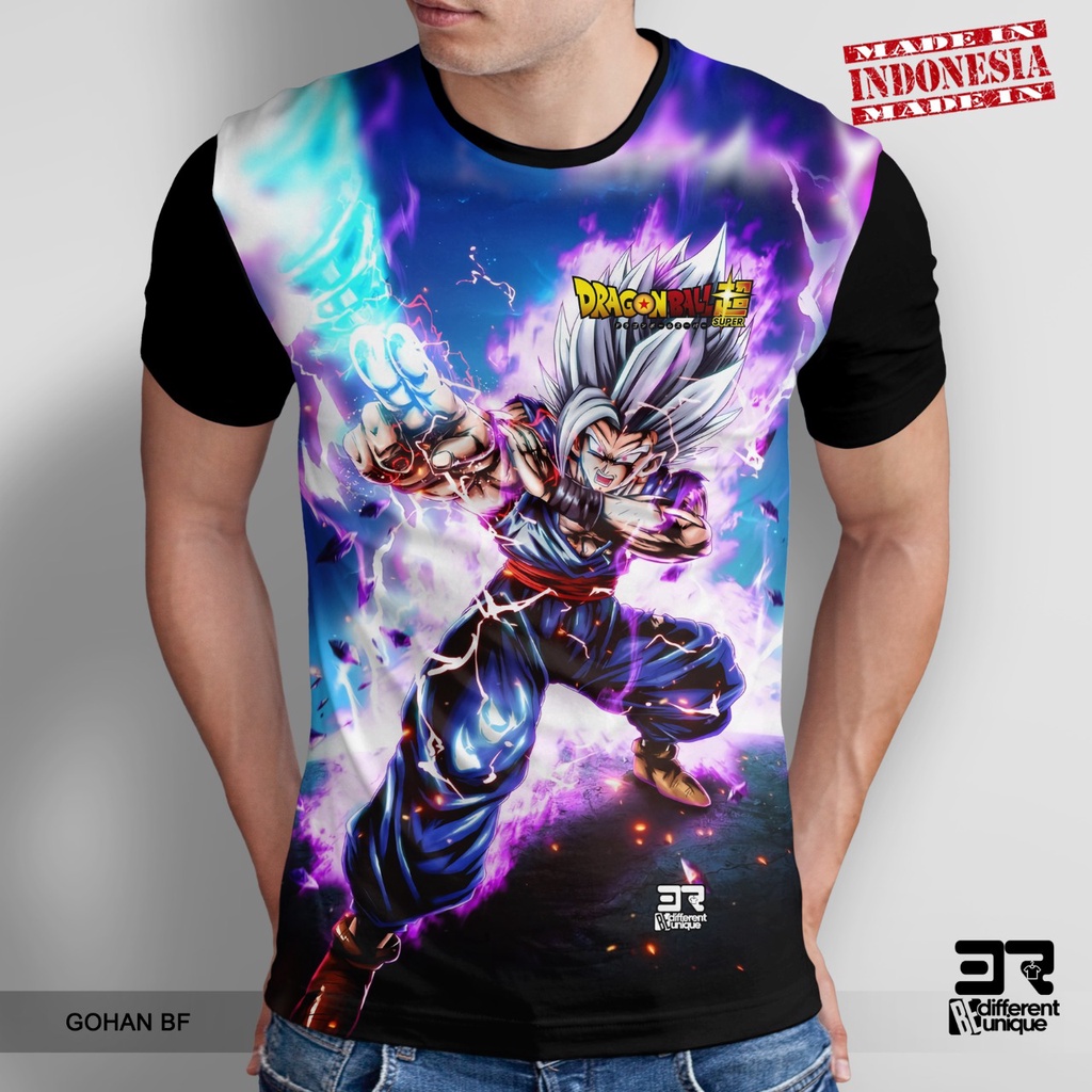 Jual [ COD ] KAOS PRINTING GAMBAR KARTUN DRAGON BALL Z SUPER GOHAN BF ...