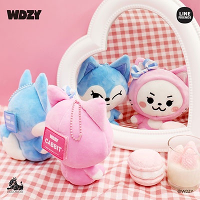 Jual ITZY WDZY LINE FRIENDS JP MOBILE PLUSH STAND READY STOCK