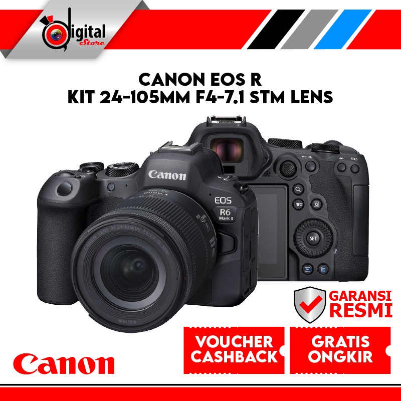 Jual Canon EOS R Kit 24105mm f47.1 STM Lens Mirrorless Camera