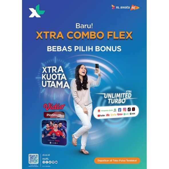 Jual KARTU PERDANA XL XTRA COMBO FLEX | Shopee Indonesia