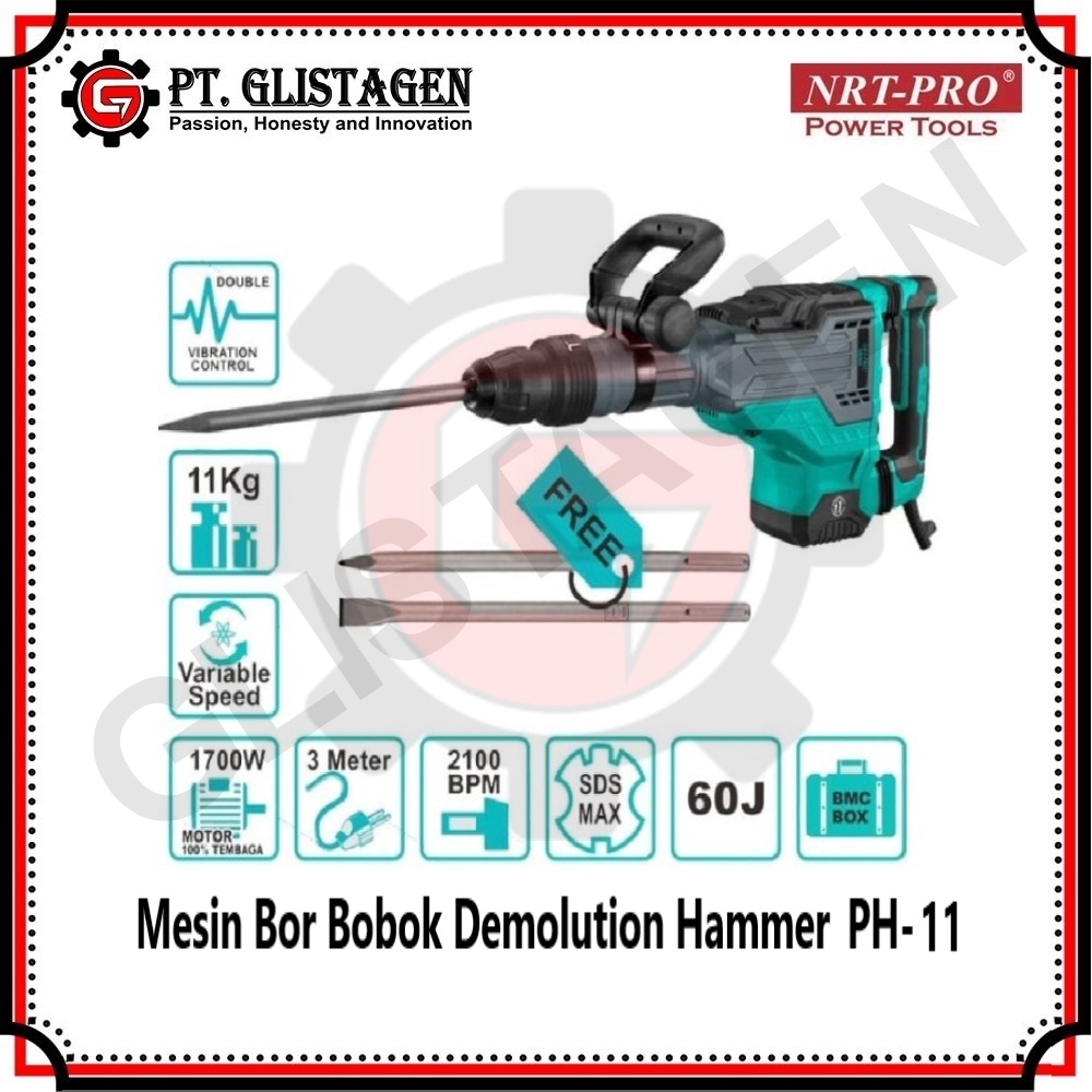 Jual Nrt Pro Ph Hd Mesin Bor Bobok Beton Jack Hammer Demolition Breaker Shopee Indonesia