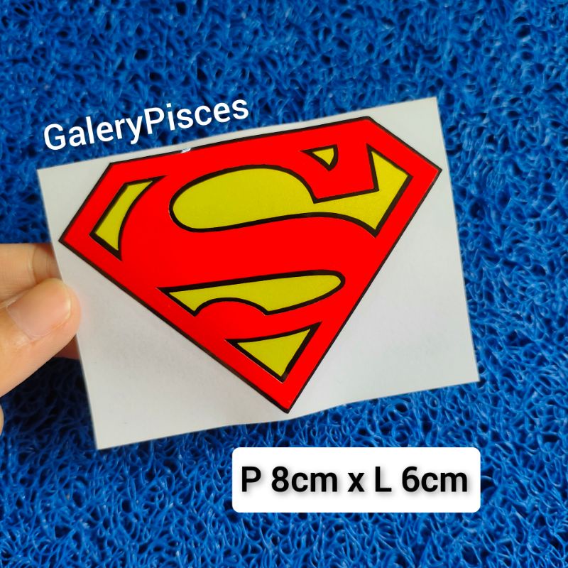 Jual stiker cutting motor gambar logo Superman | Shopee Indonesia