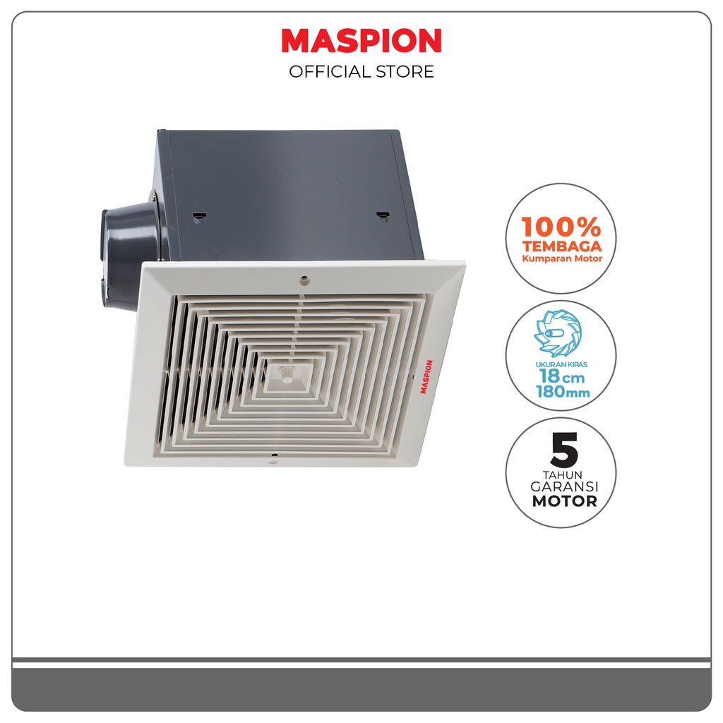 Jual Maspion Ventilating Exhaust Fan Kipas Angin 4 Inch MV-18 EX ...