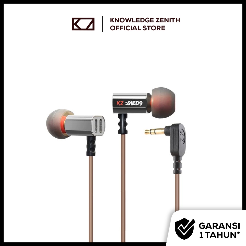 Jual KZ ED9 with Mic 1DD Dynamic Earphone In Ear Monitor | Shopee Indonesia