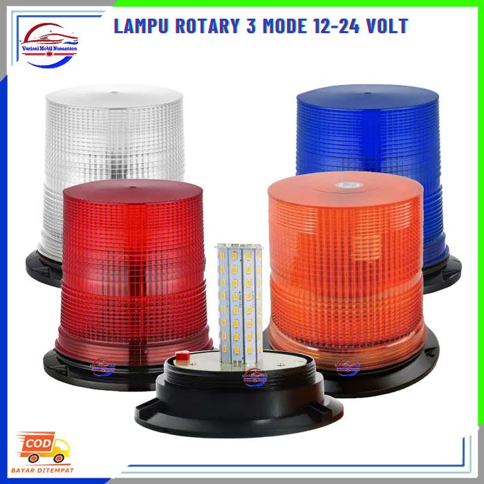 Jual Lampu Led Rotary Rotari Peringatan Atap Atas Kabin Variasi Mobil ...