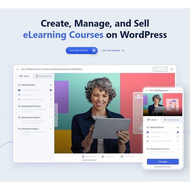 Jual Tutor LMS Pro v2.1.6 - with Certificate Builder by Themeum ...